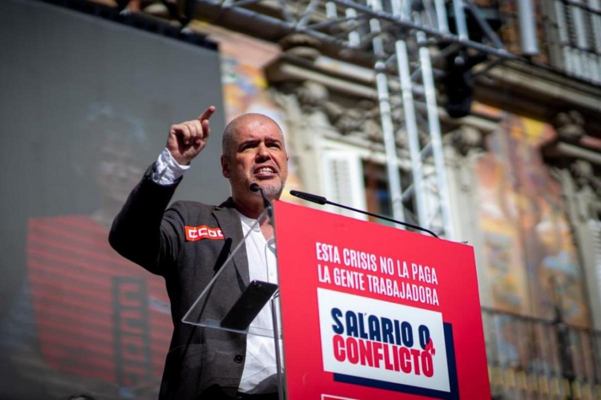 Discurso de Unai en la Plaza Mayor