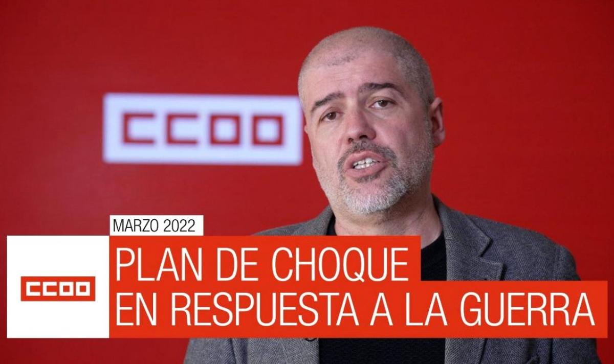 El Secretario General de CCOO, Unai Sordo