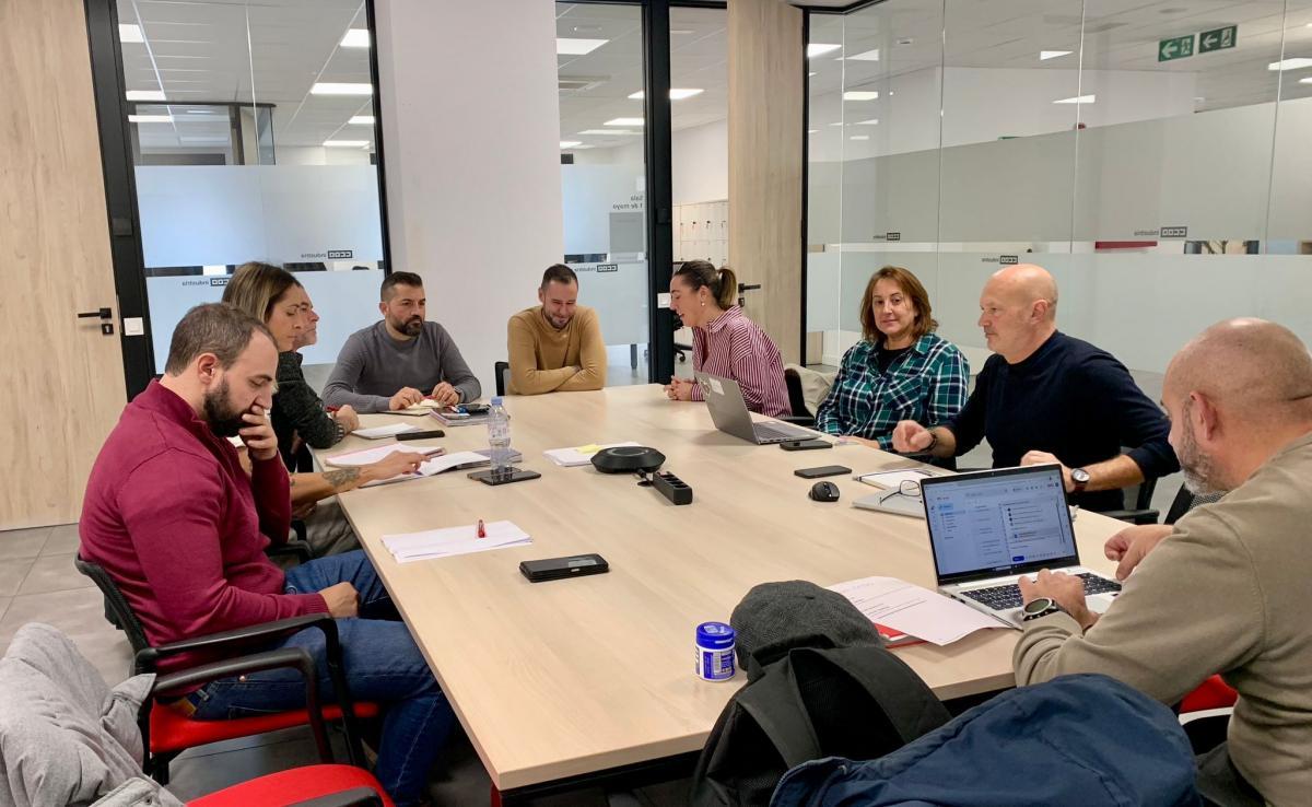 Un momento de la reunión de CCOO en Stellantis